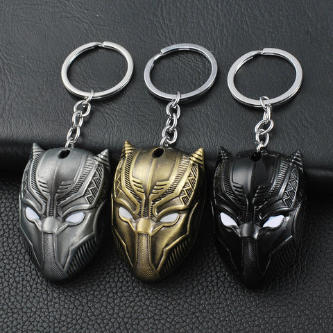 Black Panther's Head Key Chain