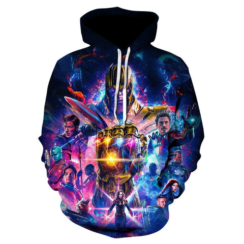 Avengers Colored Hoodie