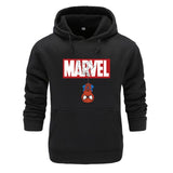 White Marvel Hoodie