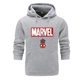 White Marvel Hoodie