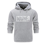 White Marvel Hoodie