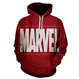 Red Marvel Hoodie
