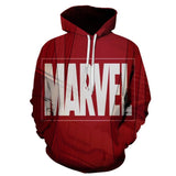 Red Marvel Hoodie